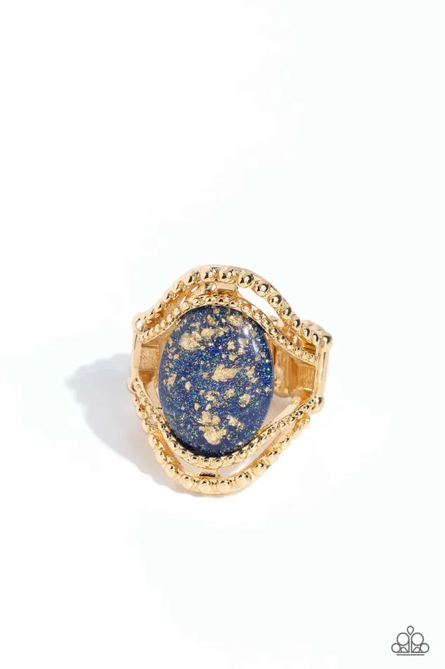 Paparazzi Jewelry Rings Paparazzi Ring Noble Nebula Blue Paparazzi Jewelry Rings Paparazzi Ring Noble Nebula Blue