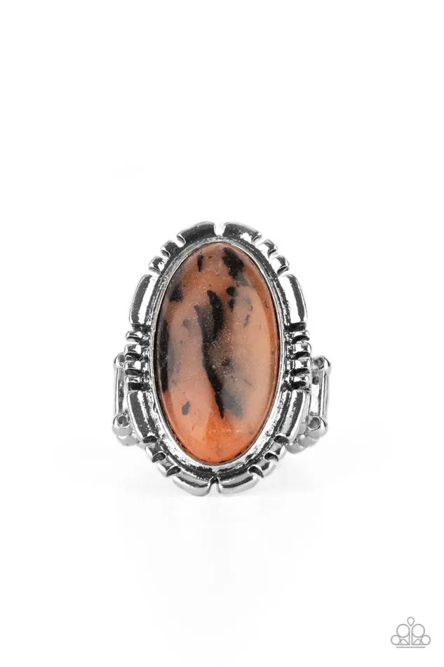 Paparazzi Jewelry Rings Paparazzi Ring Peacefully Pioneer Brown Paparazzi Jewelry Rings Paparazzi Ring Peacefully Pioneer Brown