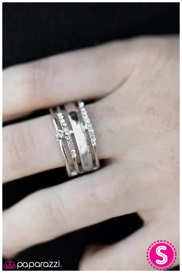 Paparazzi Jewelry Rings Paparazzi Ring Up All Night White