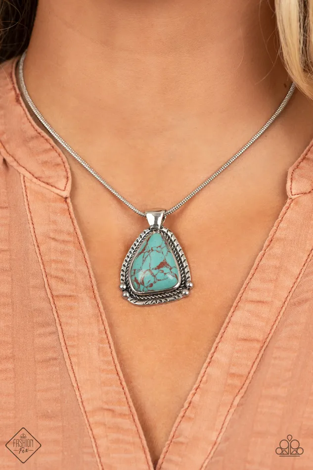 Paparazzi Necklace Artisan Adventure Blue Paparazzi Jewelry Necklaces