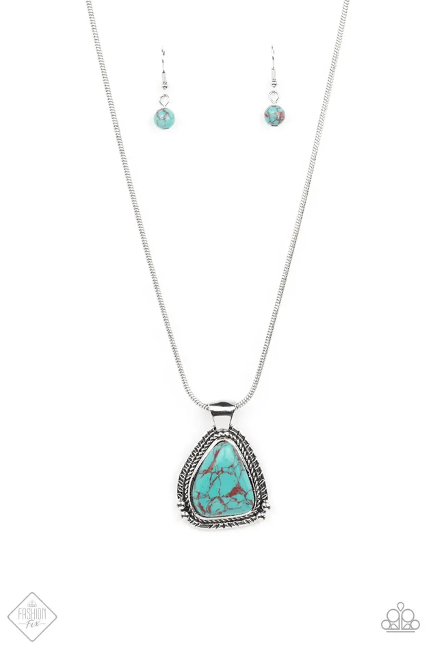 Paparazzi Necklace Artisan Adventure Blue Paparazzi Jewelry Necklaces