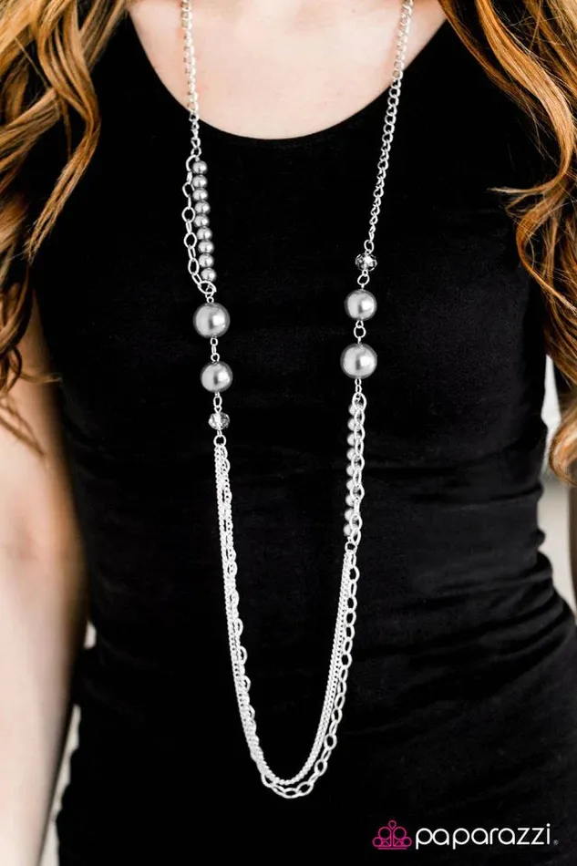 Paparazzi Necklace Broadway Magic Silver Paparazzi Jewelry Necklaces