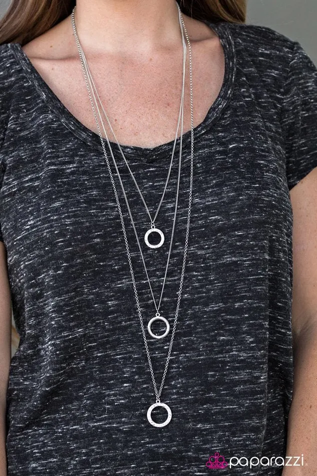 Paparazzi Necklace But First Champagne White Paparazzi Jewelry Necklaces