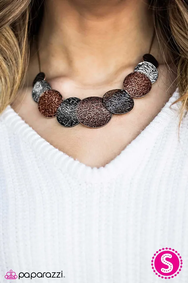 Paparazzi Necklace Cave Rules Copper Paparazzi Jewelry Necklaces
