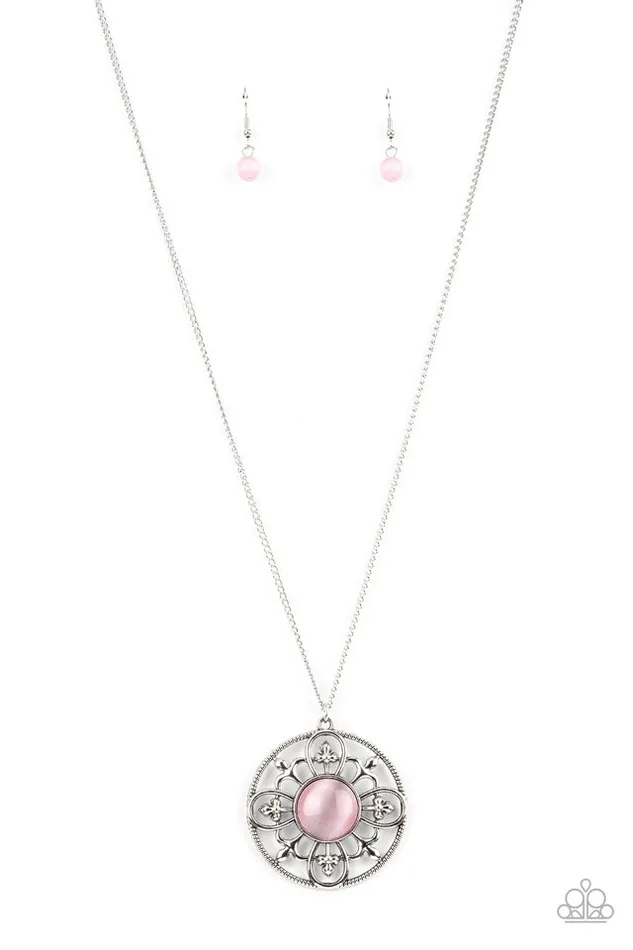 Paparazzi Necklace Celestial Compass Pink Paparazzi Jewelry Necklaces