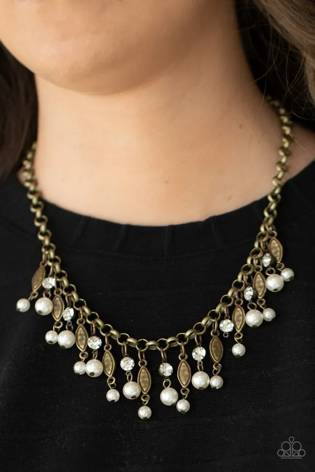 Paparazzi Necklace Cosmopolitan Couture Brass Paparazzi Jewelry Necklaces