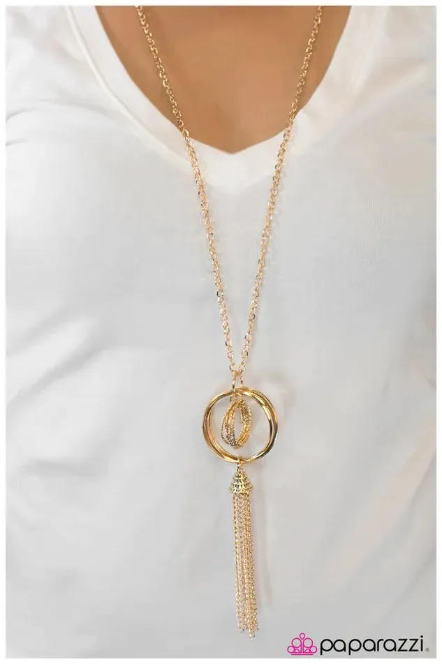 Paparazzi Necklace Count Your Blessings Gold Paparazzi Jewelry Necklaces