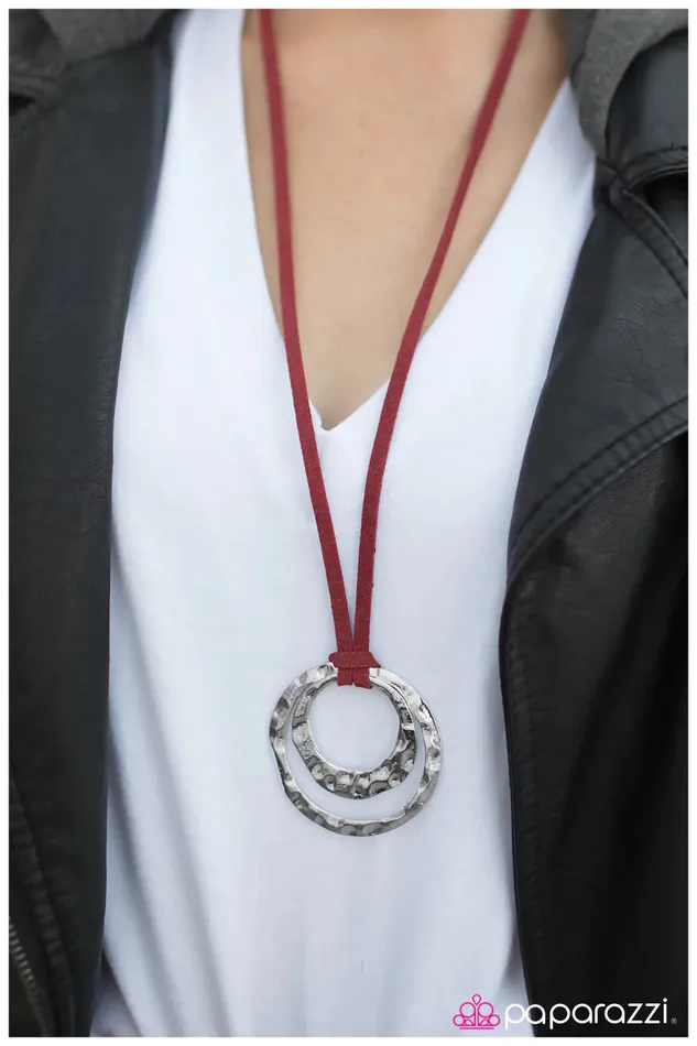 Paparazzi Necklace Del Sol Red Paparazzi Jewelry Necklaces