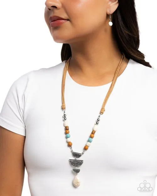 Paparazzi Necklace Eclectic Elegance White Paparazzi Jewelry Necklaces