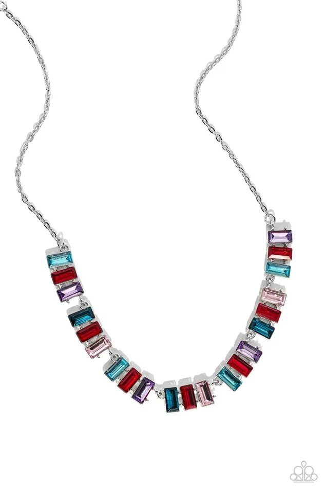 Paparazzi Necklace Elite Emeralds Red Paparazzi Jewelry Necklaces