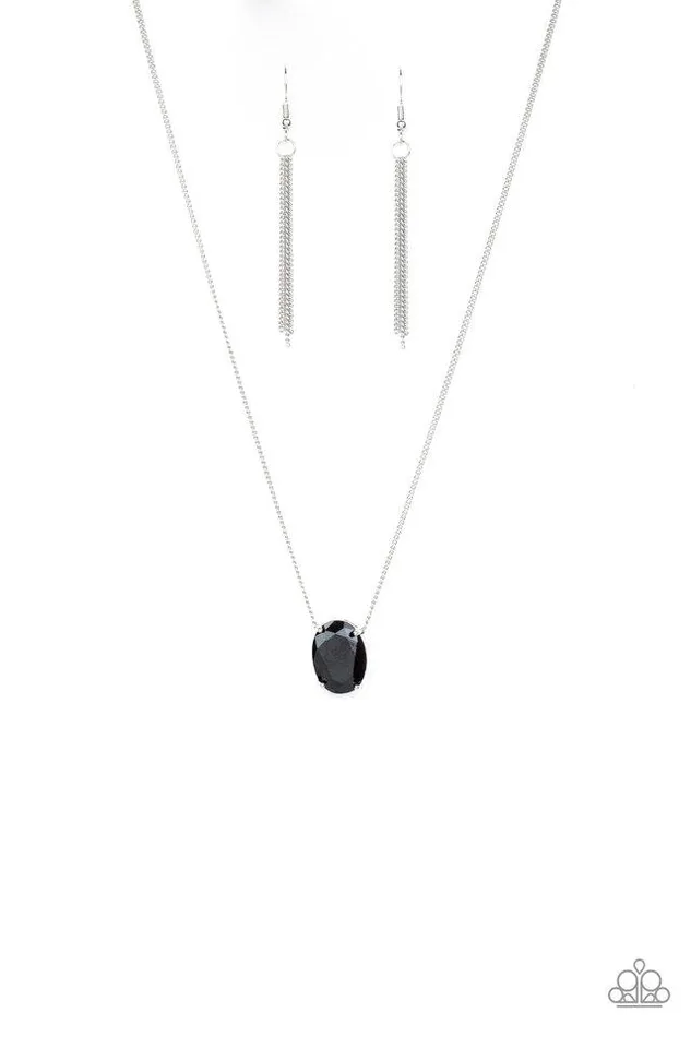 Paparazzi Necklace Extra Ice Black Paparazzi Jewelry Necklaces