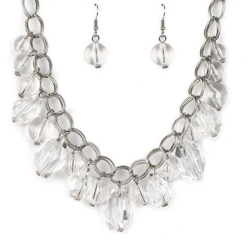 Paparazzi Necklace Gorgeously Globetrotter White Paparazzi Jewelry Necklaces
