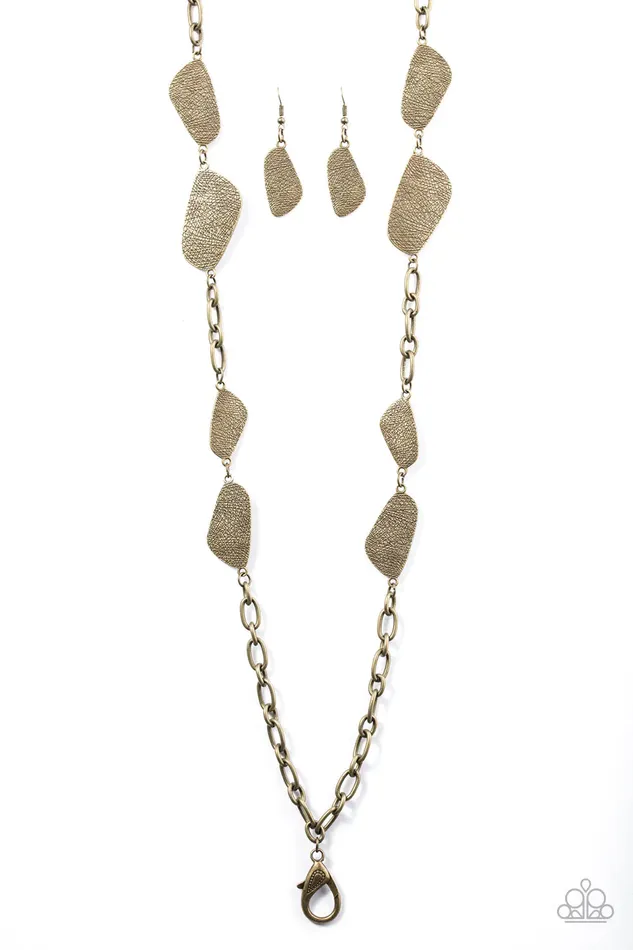 Paparazzi Necklace Handcrafted Harmony Brass Paparazzi Jewelry Necklaces