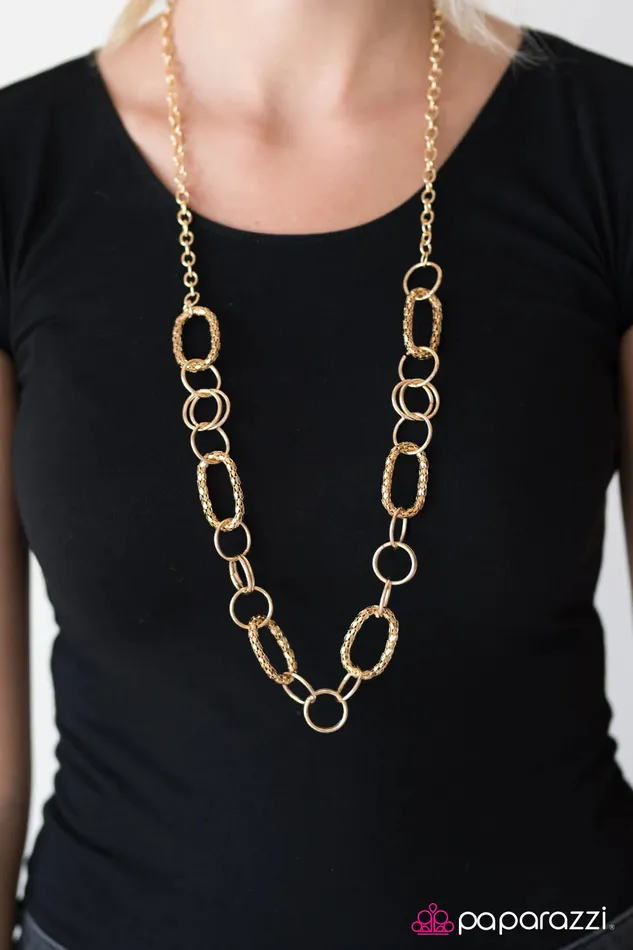 Paparazzi Necklace Isnt It Obvious Gold Paparazzi Jewelry Necklaces