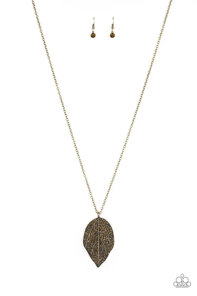 Paparazzi Necklace Natural ReLEAF Brass Paparazzi Jewelry Necklaces Paparazzi Necklace Natural ReLEAF Brass Paparazzi Jewelry Necklaces