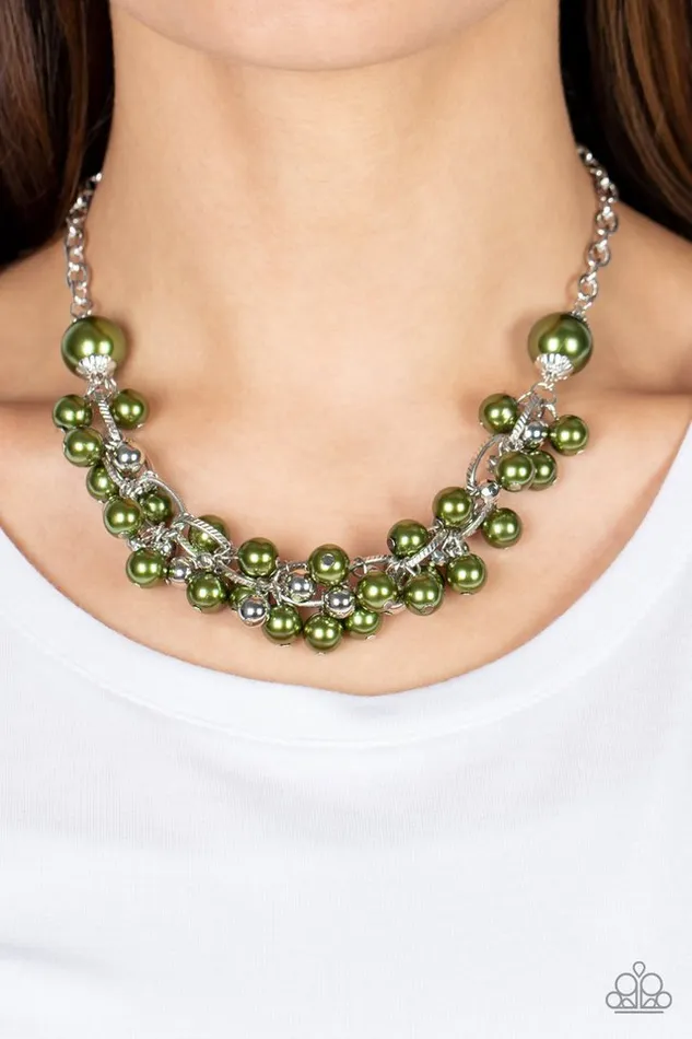 Paparazzi Necklace Party Crasher Green Paparazzi Jewelry Necklaces