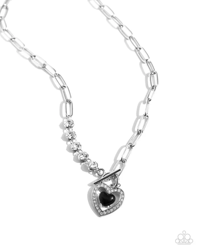 Paparazzi Necklace SoftHearted Style Black Paparazzi Jewelry Necklaces Paparazzi Necklace SoftHearted Style Black Paparazzi Jewelry Necklaces
