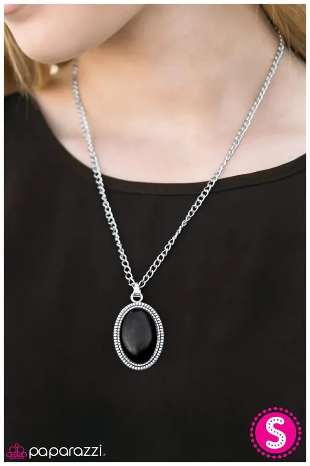 Paparazzi Necklace Stagecoach Black Paparazzi Jewelry Necklaces