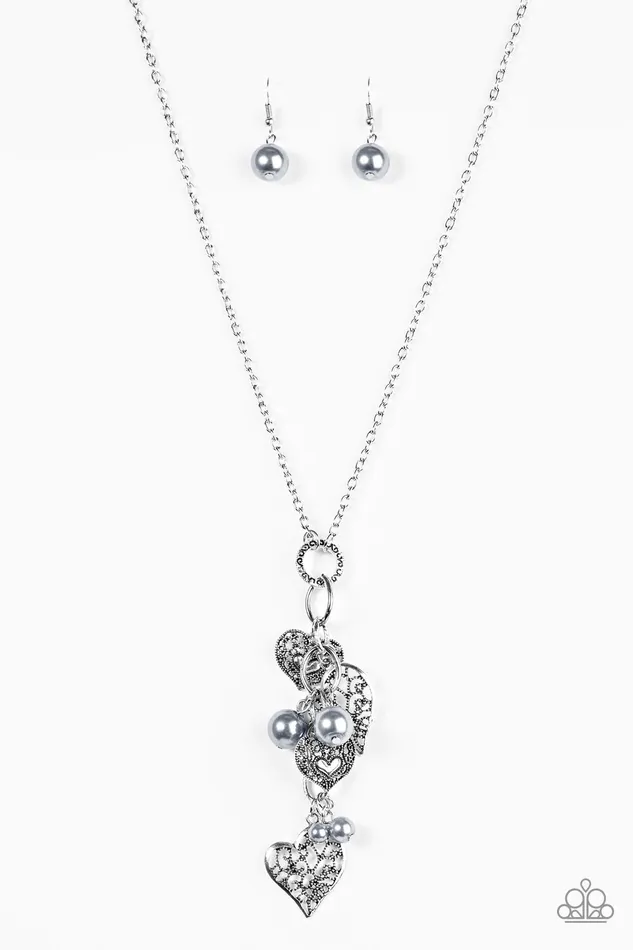 Paparazzi Necklace Take The Plunge Silver Paparazzi Jewelry Necklaces
