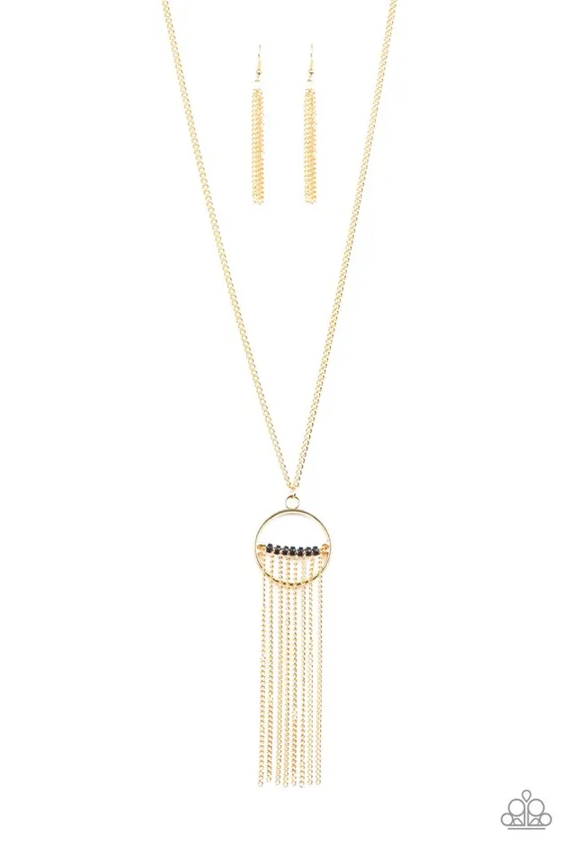 Paparazzi Necklace Terra Tassel Gold Paparazzi Jewelry Necklaces