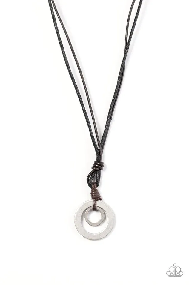 Paparazzi Necklace The Great Frontier Black Paparazzi Jewelry Necklaces