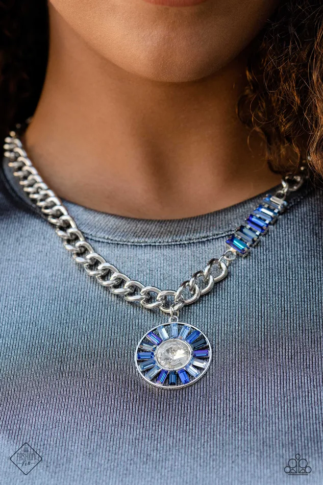 Paparazzi Necklace Tiered Talent Blue Paparazzi Jewelry Necklaces