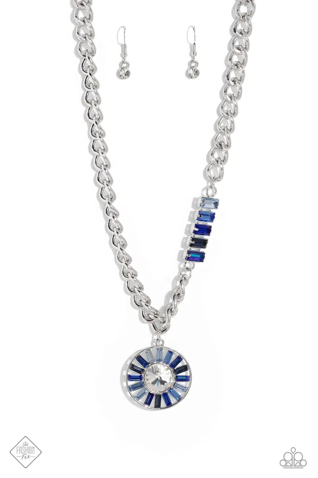 Paparazzi Necklace Tiered Talent Blue Paparazzi Jewelry Necklaces