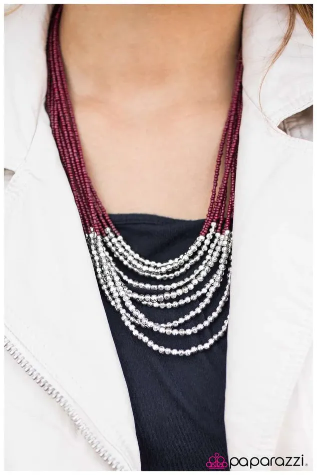 Paparazzi Necklace Time To Tango Pink Paparazzi Jewelry Necklaces