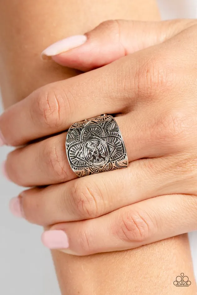 Paparazzi Ring Argentine Arches Silver Paparazzi Jewelry Rings