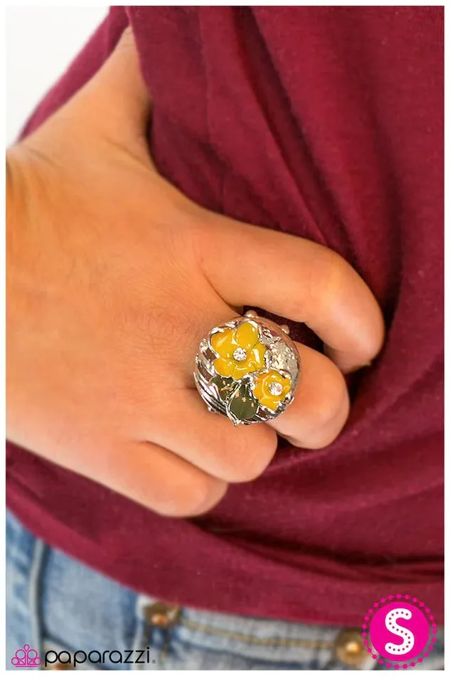 Paparazzi Ring Atlantis Yellow Paparazzi Jewelry Rings