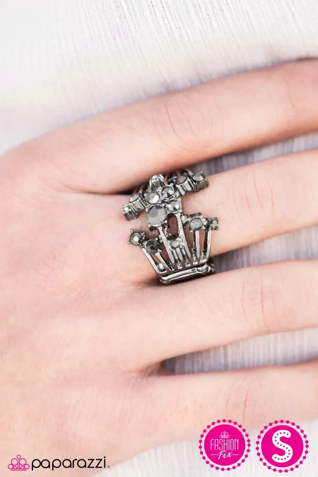 Paparazzi Ring City SPARK Black Paparazzi Jewelry Rings