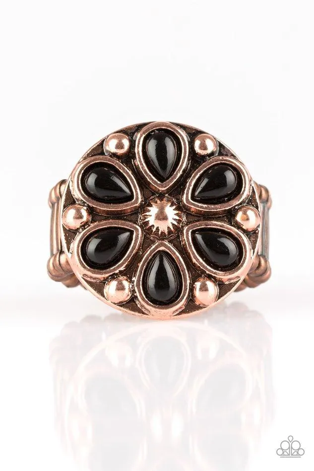 Paparazzi Ring Color Me Calla Lily Copper Paparazzi Jewelry Rings