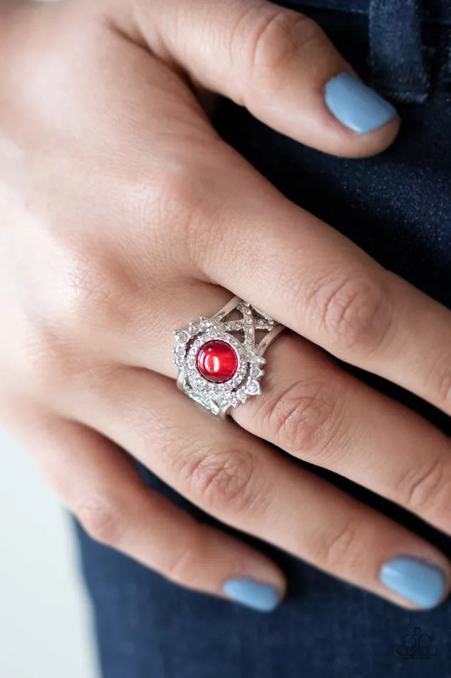 Paparazzi Ring Decadently Dreamy Red Paparazzi Jewelry Rings