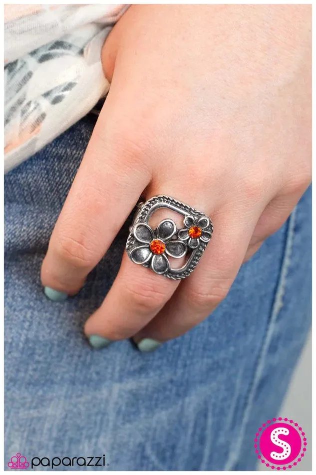 Paparazzi Ring Double Dutch Orange Paparazzi Jewelry Rings