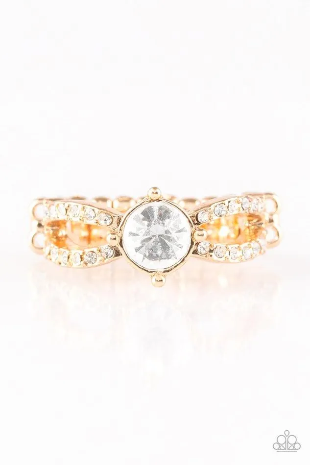 Paparazzi Ring Ever Elegant Gold Paparazzi Jewelry Rings