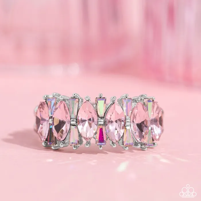Paparazzi Ring Kaleidoscopic Knockout Pink Paparazzi Jewelry Rings Paparazzi Ring Kaleidoscopic Knockout Pink Paparazzi Jewelry Rings
