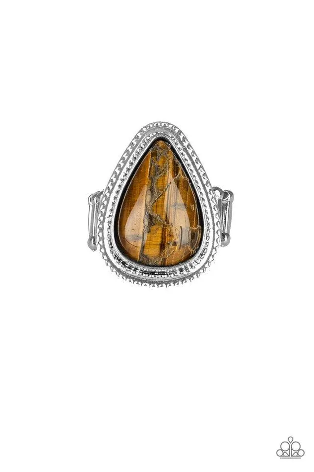 Paparazzi Ring Mojave Mist Brown Paparazzi Jewelry Rings