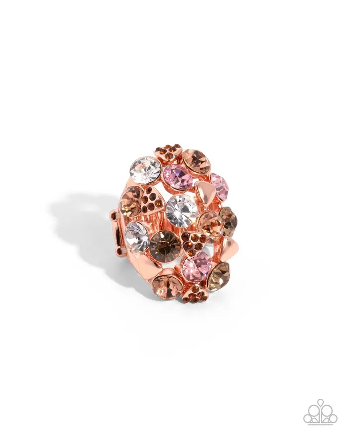 Paparazzi Ring Piquant Persuasion Copper Paparazzi Jewelry Rings Paparazzi Ring Piquant Persuasion Copper Paparazzi Jewelry Rings