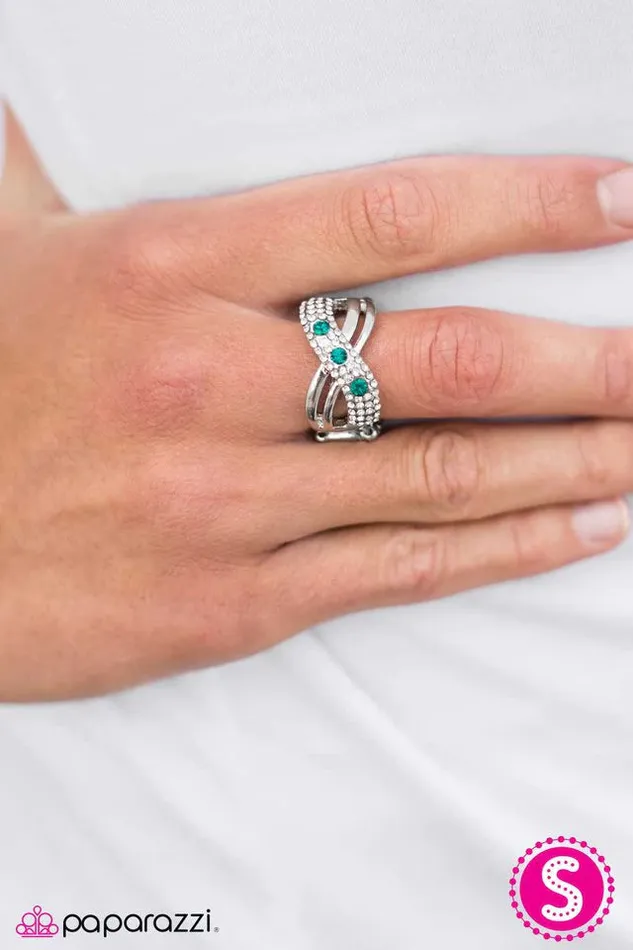 Paparazzi Ring The GLITTER Brick Road Blue Paparazzi Jewelry Rings