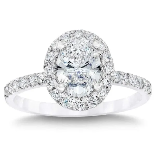 Platinum engagement ring with center diamond oval shape 170ct center RN P3500 Diamond Source NYC Rings