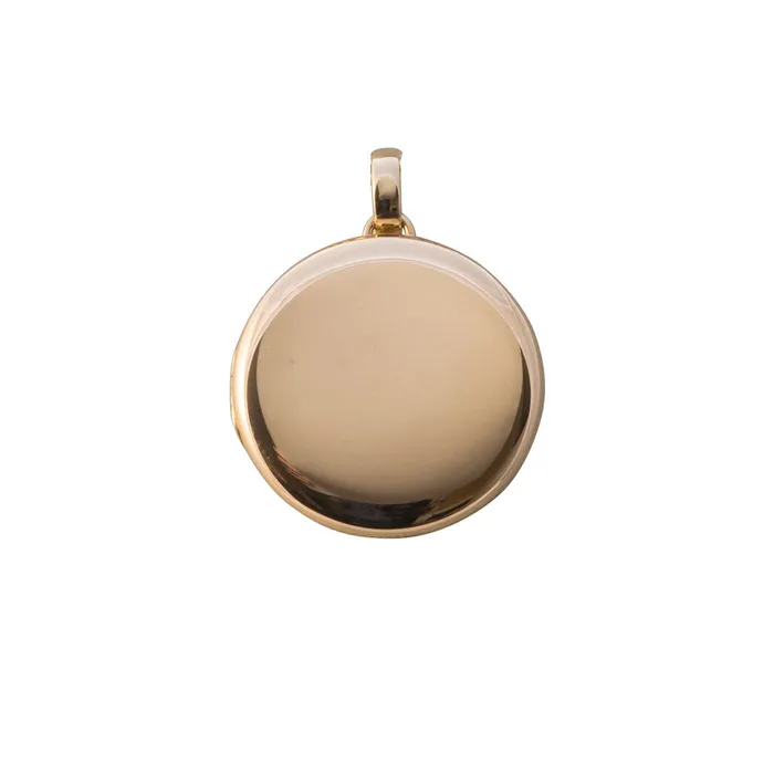 PreStyled Sets Croghans 18K Yellow Gold Round Locket Pendant
