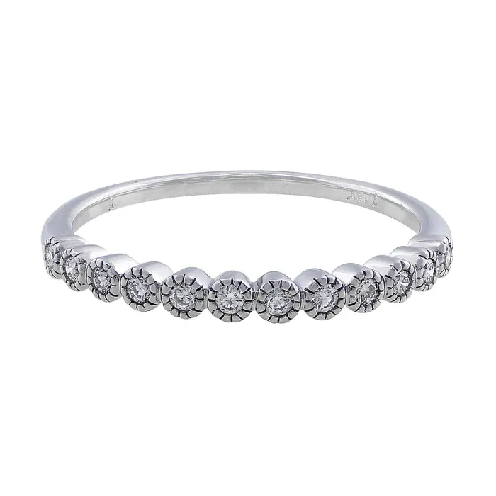 Rings CJ Charles Jewelers 14kt White Gold Anniversary Band