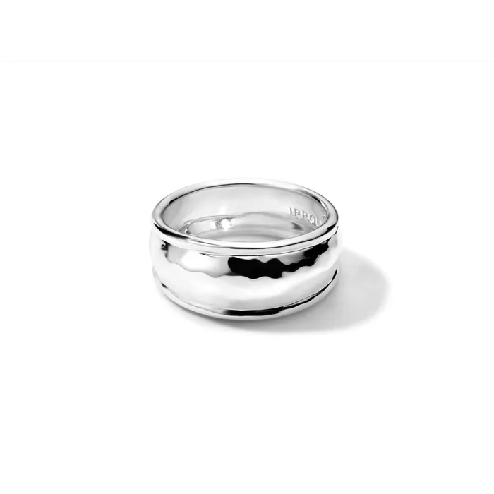Rings Ippolita Ippolita Sterling Silver Classico Goddess Thin Hammered Ring