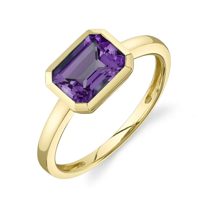 Rings Meierotto Jewelers 14K Yellow Gold Amethyst Ring