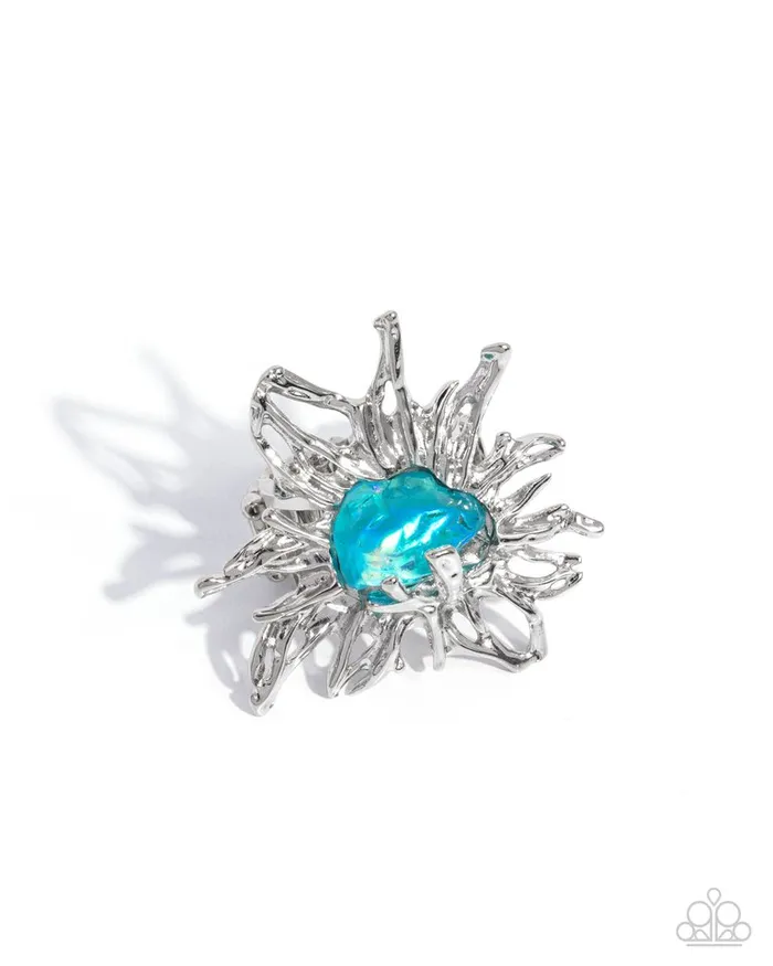 Rings Paparazzi Jewelry Paparazzi Ring Artistic Movement Blue Rings Paparazzi Jewelry Paparazzi Ring Artistic Movement Blue