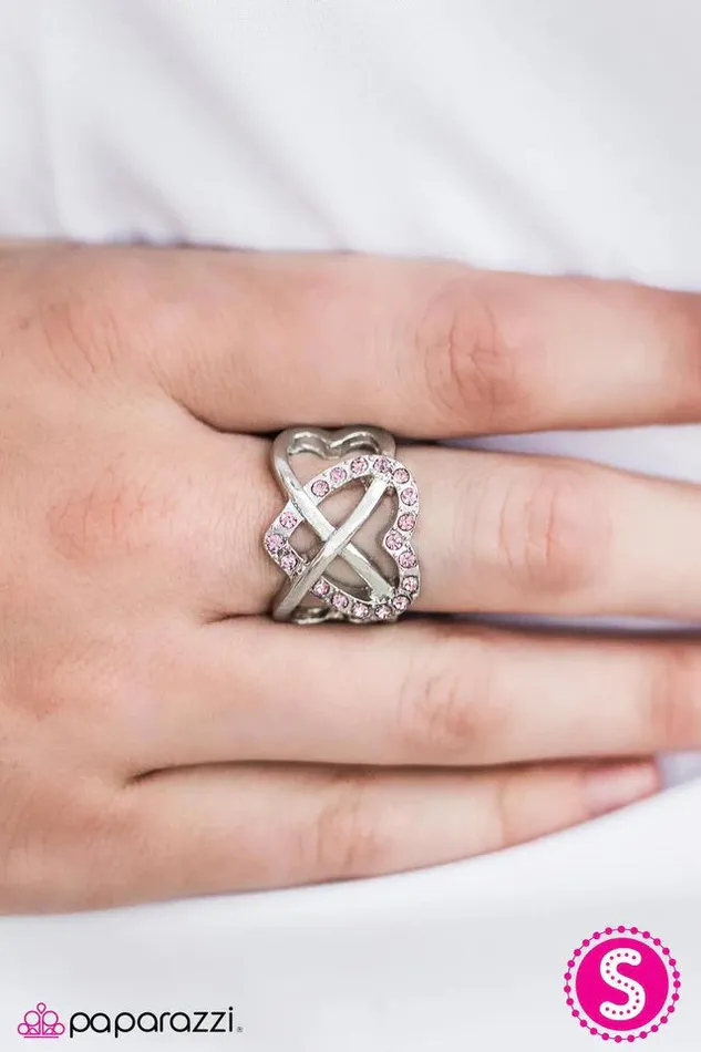 Rings Paparazzi Jewelry Paparazzi Ring Big Love Pink