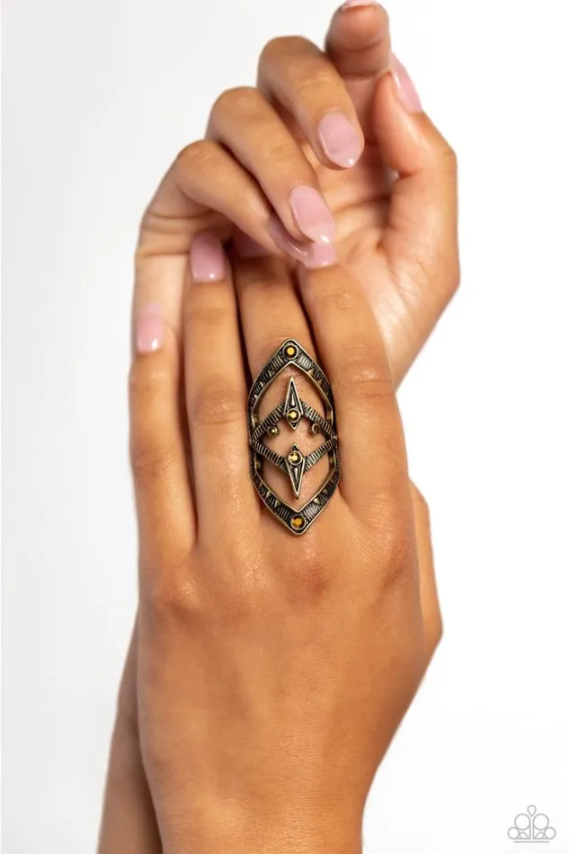 Rings Paparazzi Jewelry Paparazzi Ring Daring Diamonds Brass
