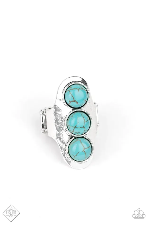 Rings Paparazzi Jewelry Paparazzi Ring Eco Queen Blue