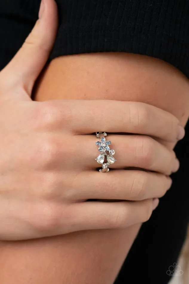 Rings Paparazzi Jewelry Paparazzi Ring Enchanting Efflorescence Blue