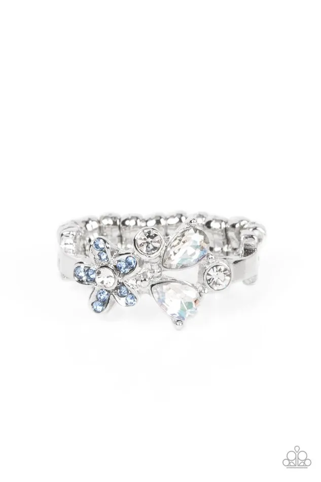Rings Paparazzi Jewelry Paparazzi Ring Enchanting Efflorescence Blue Rings Paparazzi Jewelry Paparazzi Ring Enchanting Efflorescence Blue